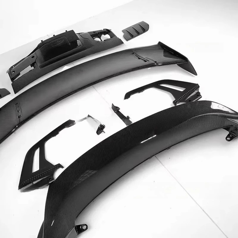 Carrera Upgrade GT3 Style Dry Carbon Fiber New Carbon Glossy Screw-On Front Bumper Hood Body Kits for 911 992 LCK Brand 6-Month